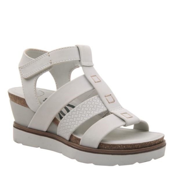 OTBT New Moon Dove Grey Wedge Sandal