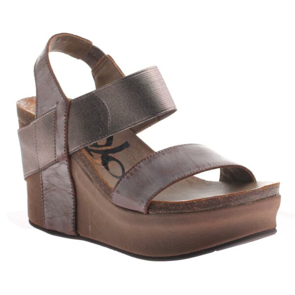 OTBT Bushnell wedge sandal pewter